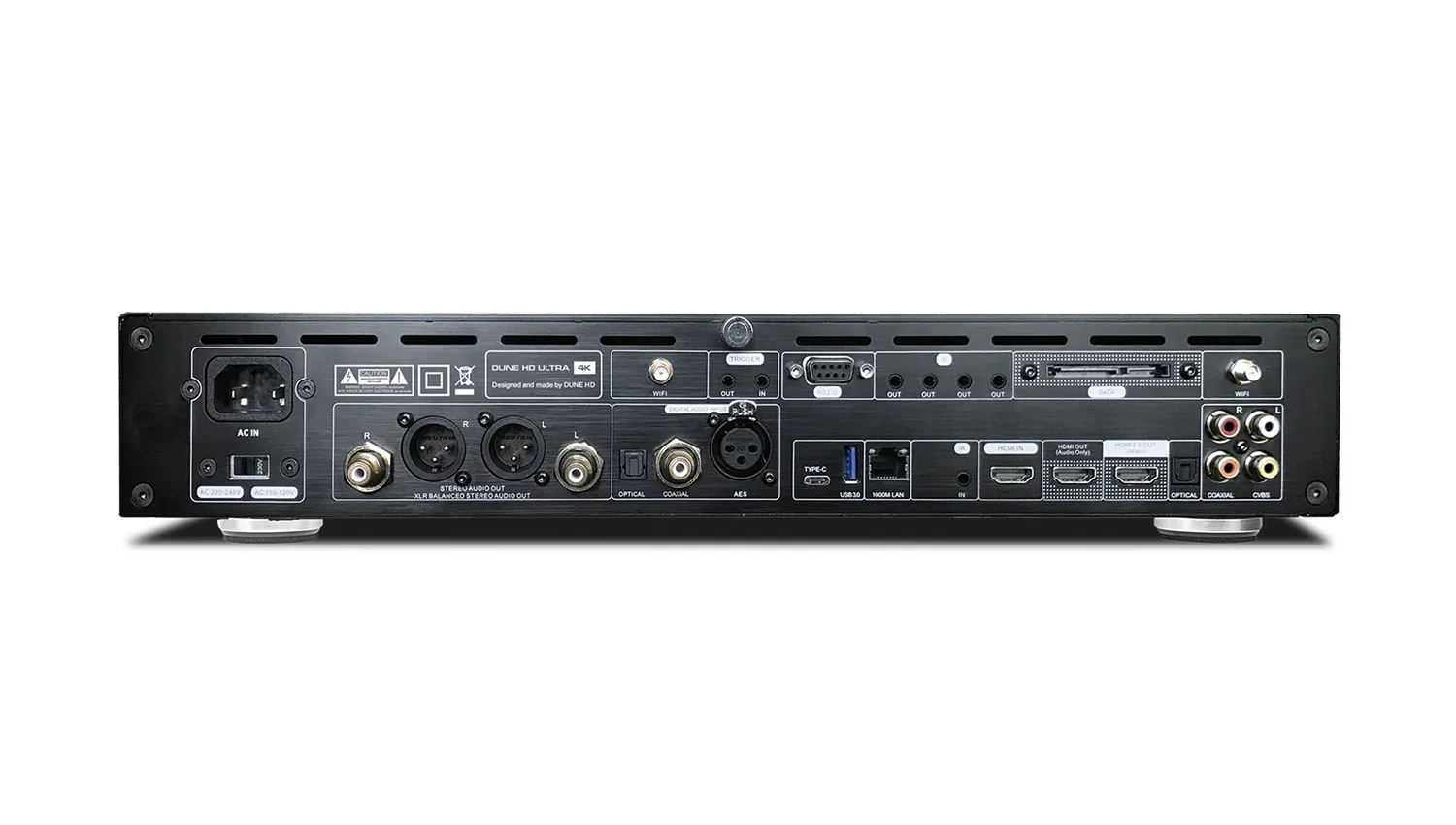 mặt sau Đầu Dune HD Ultra 4K